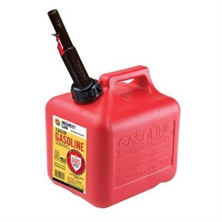 MIDWEST CAN 2GAL RED Poly Gas Can 2310